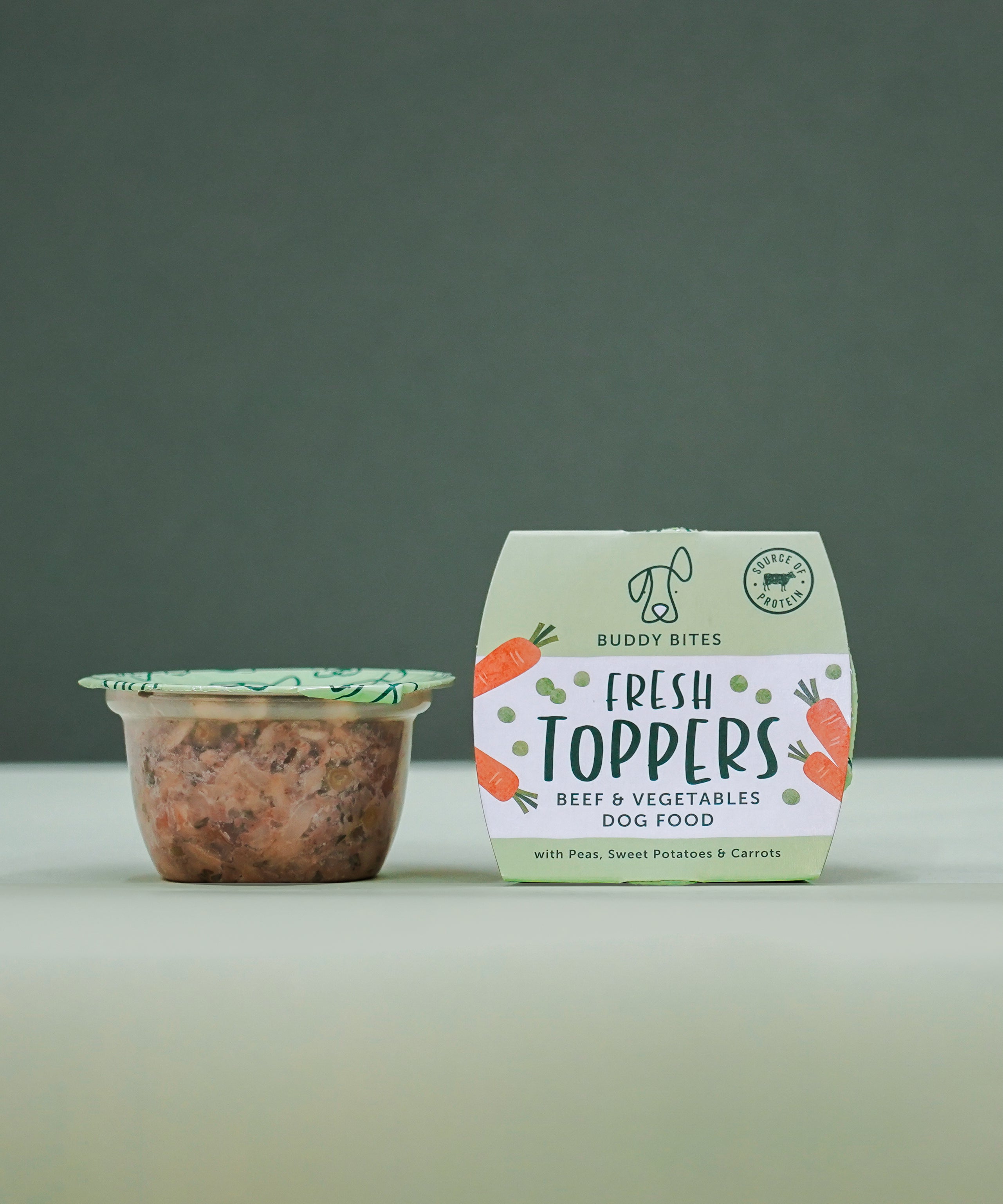 Fresh Dog Food Toppers (Beef & Vegetables)